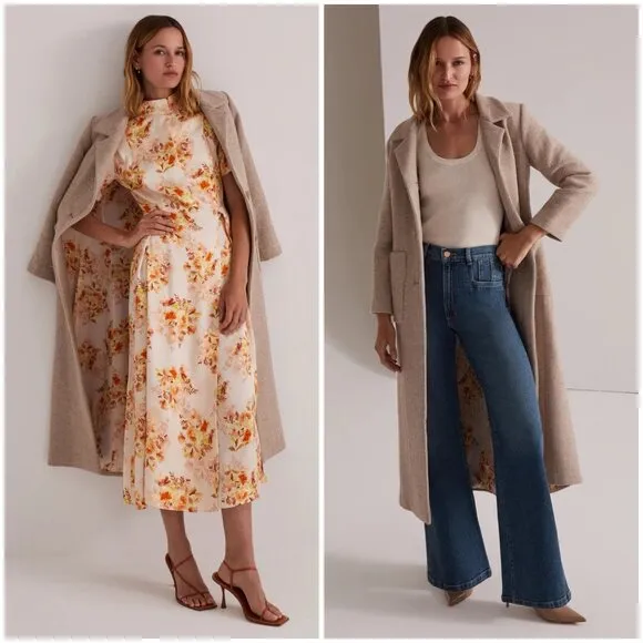 💕FAVORITE DAUGHTER💕 The Pick Me Coat ~ Carmella Twill 8 NWT - Image 2