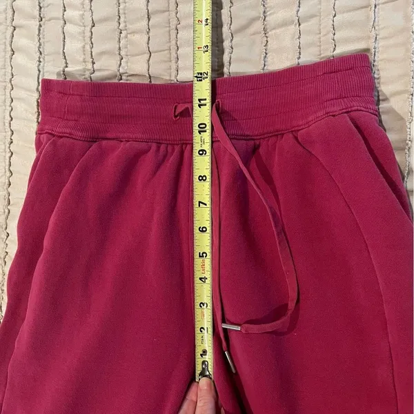 Lululemon Scuba Relaxed Fit High Rise Jogger Pants Pomegranate Pink Red 4 W5CV9S - Image 6