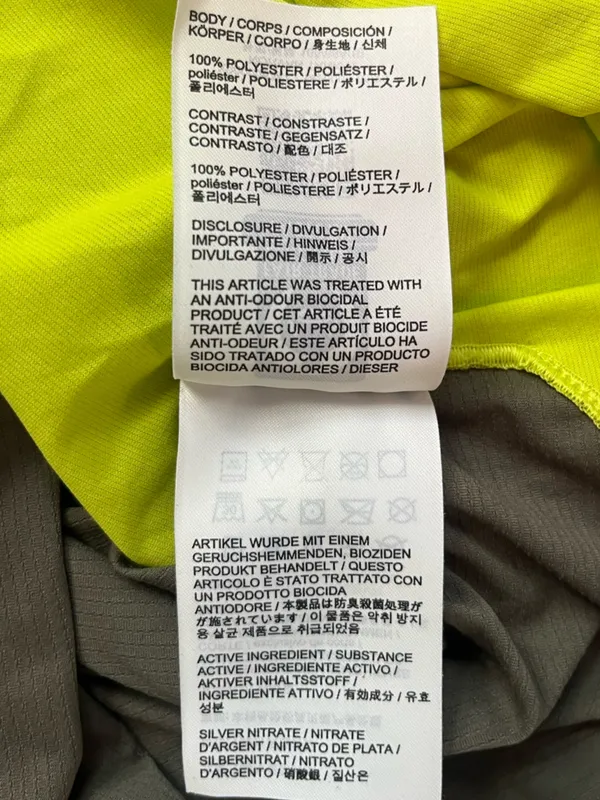 Arc’teryx Yellow Gray Gym Outdoor Workout Active Cycling Tank High Vis Running S - Image 6