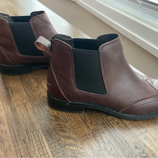 Sperry Brown Leather Chelsea Boots Booties - Size 7.5 - Image 3