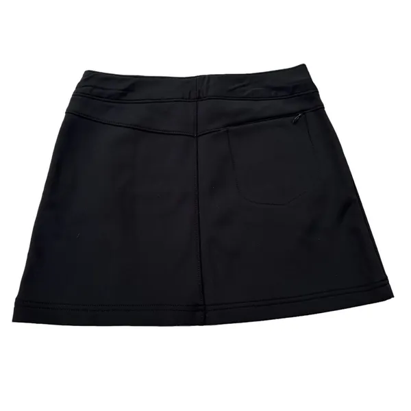 Athleta Athletic Adjustable Waist Tennis Stretch Mini Skirt Black Size 2 - Image 2