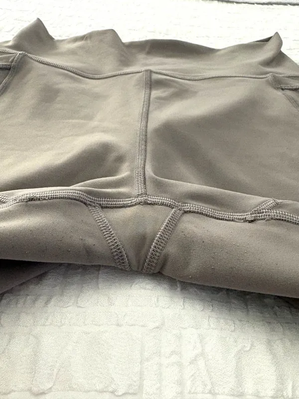 EXCELLENT Lululemon Forget The Sweat High Rise Tight 25" Grey Purple Leggings 8 - Image 5