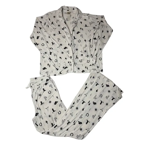 Western Desert Pajama Set S Cowgirl Rodeo Ranchcore Southwestern - Image 2