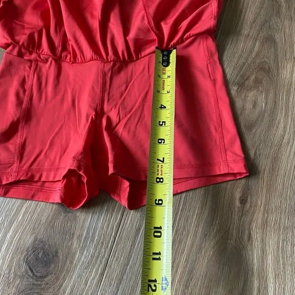 Gilly Hicks Go Energize Skort XS Coral Red High Rise Tennis Athletic Skirt - Image 5