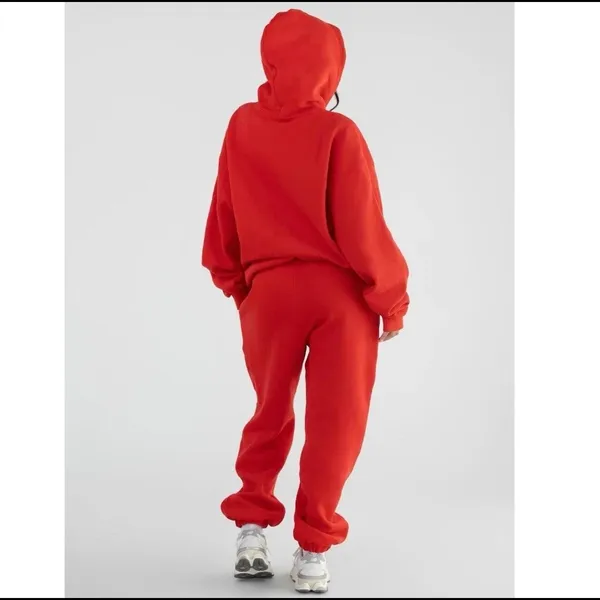 Comfrt Red Oversized Pullover Hoodie - Image 3