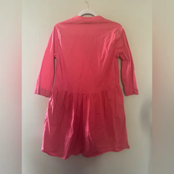 Tuckernuck Vibrant Coral Long Sleeve Dress - Image 5
