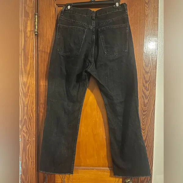 Zara Women's Black Straight/wide leg jeans - Image 3