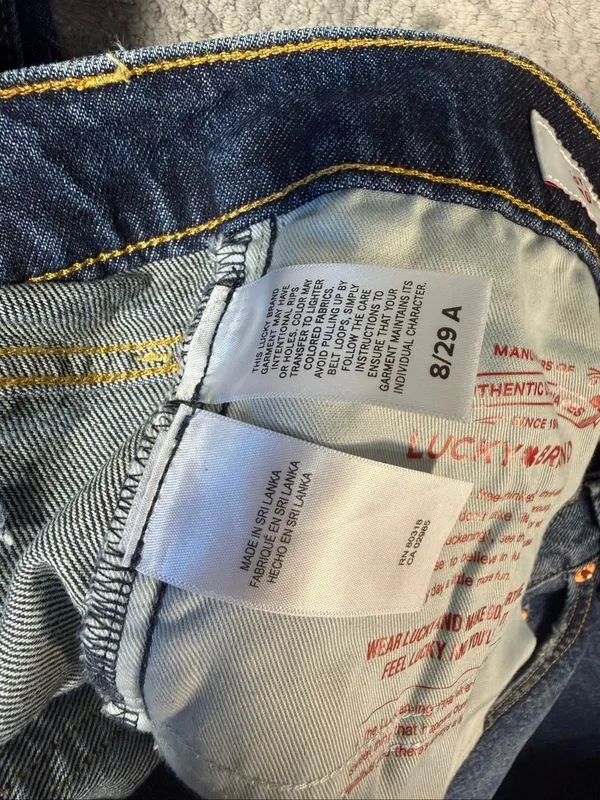 Lucky Brand Easy Rider Boot Jeans Size 8/29 Medium Wash Bootcut Denim Non Ripped - Image 9