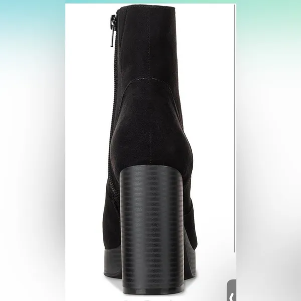 NWT SUN + STONE Elegant Black Ankle Boots Size 10 - Image 4