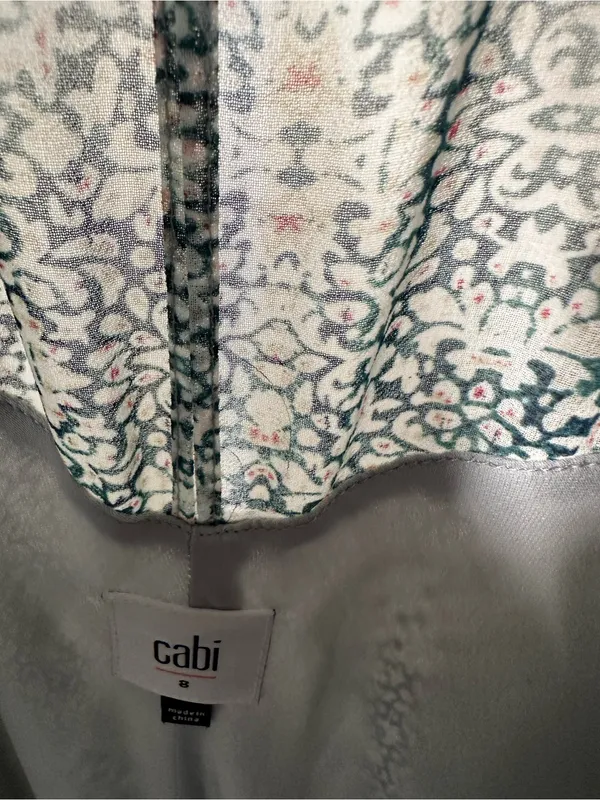 S179. Cabi Garden Party Maxi dress, floral, ruffle, boho , cottagecore - Image 2