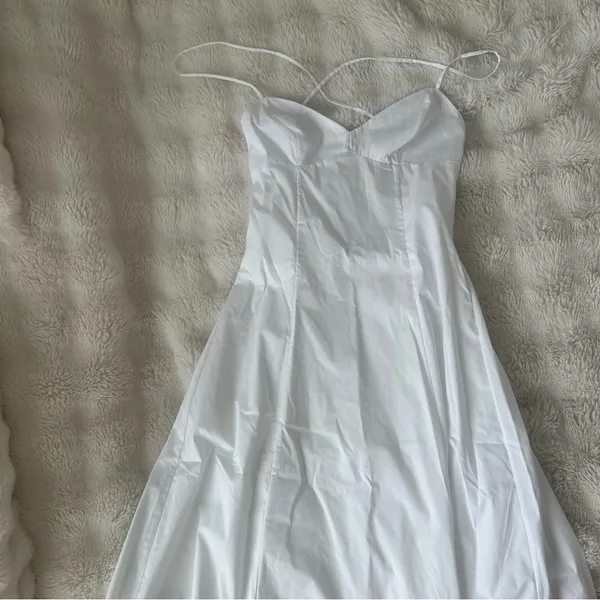 Khy White Dress Size 8 - Image 6