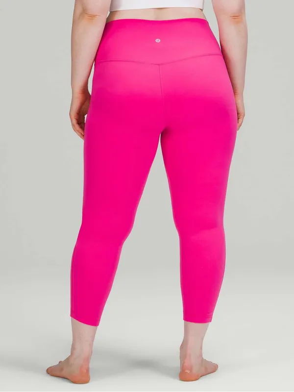 Lululemon Align High-Rise Pant 25" Sonic Pink stretch leggings - Image 2
