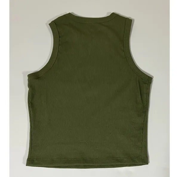 Disney Olive Green Winnie the Pooh Graphic Tank Top Tee T-Shirt Blouse Cami Camisole Size M 🍯✨ - Image 5