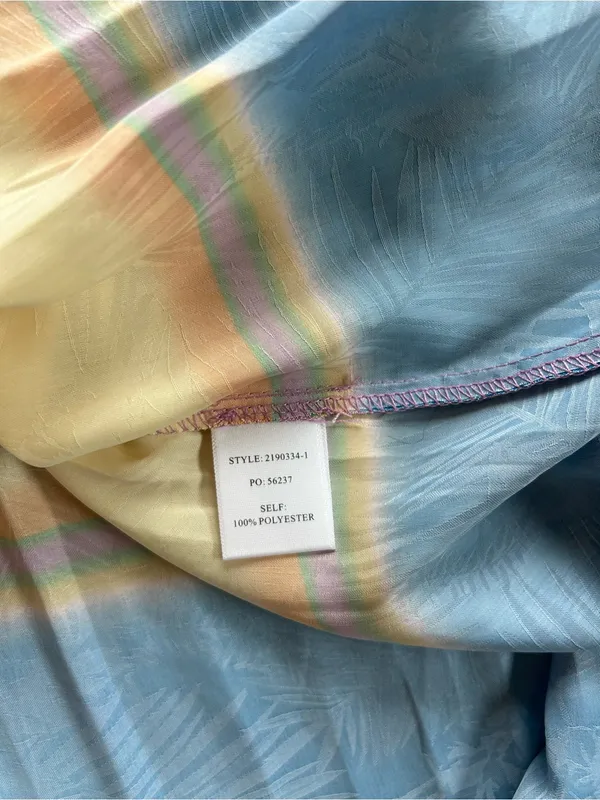NWT Current Air Pleated Colorblock Maxi Dress L - Image 10