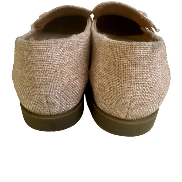 Tinstree Pale Pink Tweed Pointed Toe Slip On Flats Buckle Loafer Shoes Womens 8 - Image 5
