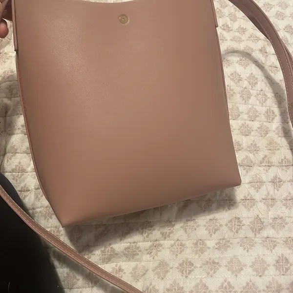 Samara pink vegan leather bag from Anthropologie - Image 3