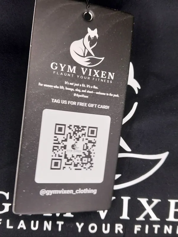 Gym Vixen Black Logo Women's Performance Athletic Gym Activewear Tee NWT - Image 6