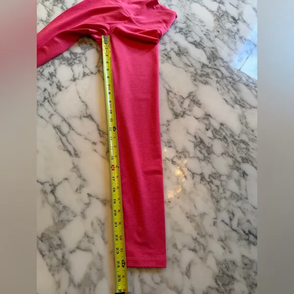 NWOT quince ultrasoft high-rise legging heather coral Sz XS - Image 5