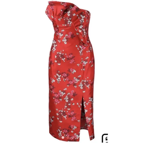 Keepsake Robe midi sans bretelles Heart + Soul Keepsake Size Medium Red - Image 2