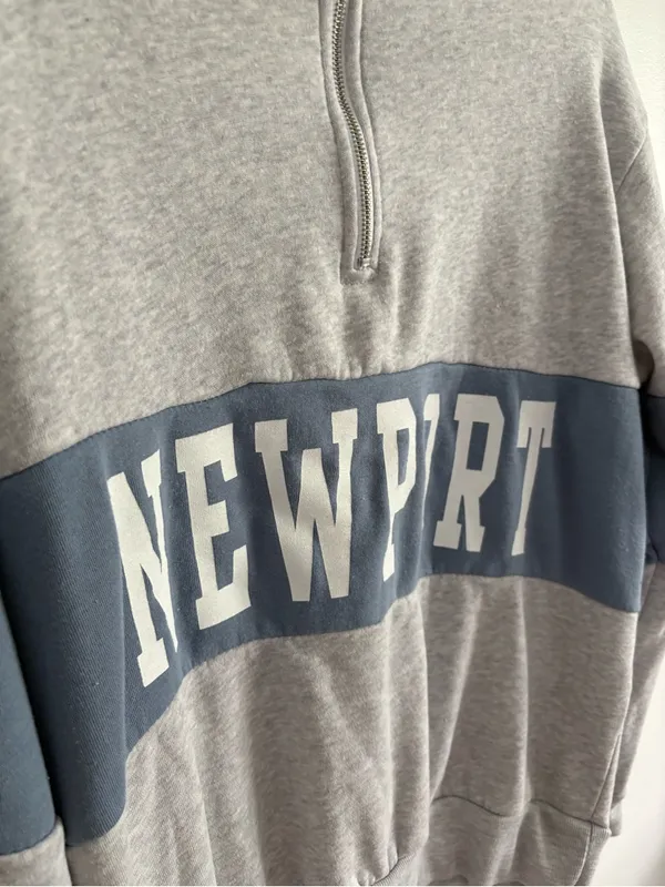 Brandy Melville Newport Quarter Zip Long Sleeve Pullover - Image 3