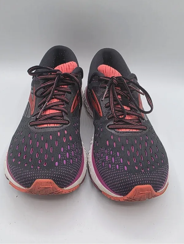 Brooks Transcend 6 Womens Running Shoes Gray/Pink Size 8 Cushion Walk Workout - Image 8