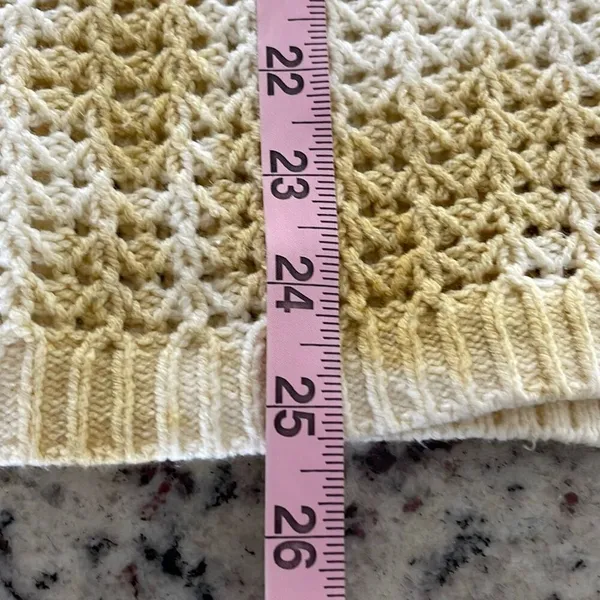 Marled Reunited Clothing Mustard Yellow Mixed Knit Sweater Size XLarge‎ - Image 9