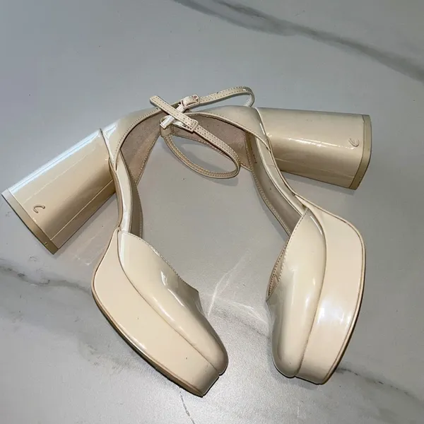 CIRCUS NY BY SAM EDELMAN Rosa Platform Heel Beige Taupe Neutral Monochrome - Image 10