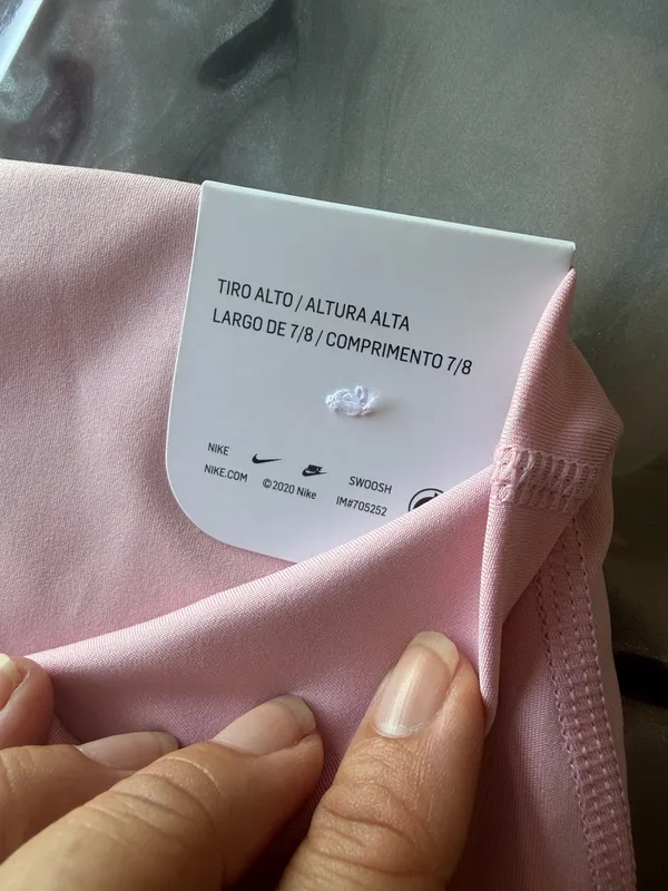 Women's Nike Dri-FIT High-Rise 7/8 Leggings, Size M, Pink, NWT - Image 5