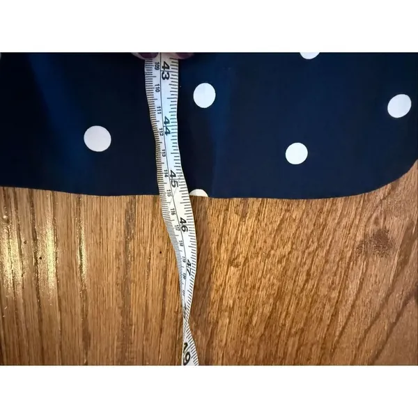 Old Navy polka dot cutout side midi dress size small - Image 9