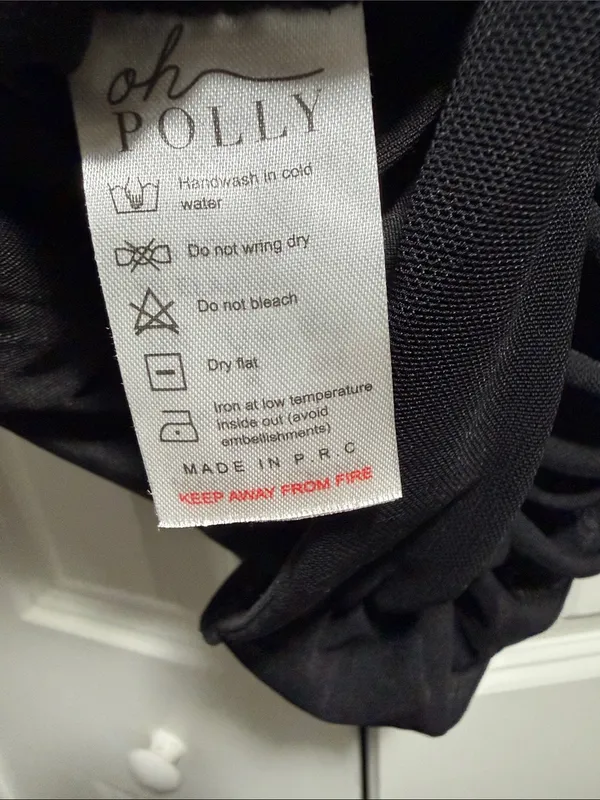 Oh Polly Black Ruched Corset Mini Dress - Size 2 - Mesh Bodycon - Image 7