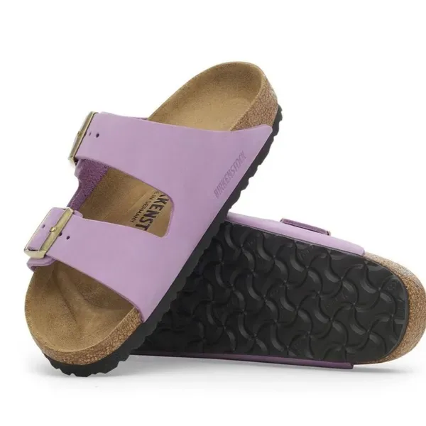 Birkenstock Nubuck Leather Arizona Sandals - Image 3