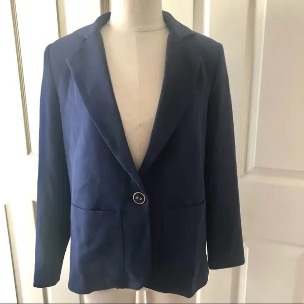 Draper’s and Damon’s navy sleeve blazer SP - Image 10