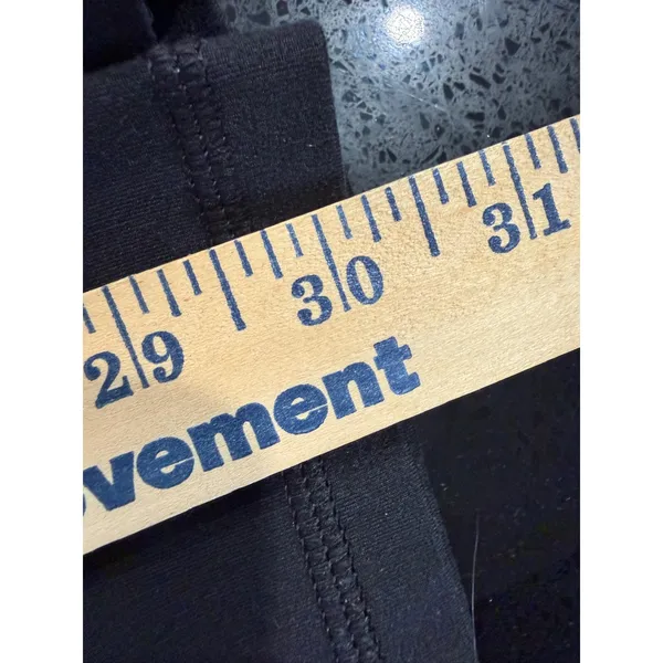 OFFLINE by Aerie The Hugger Foldover Flare Leggings Black High Rise Pockets S - Image 5