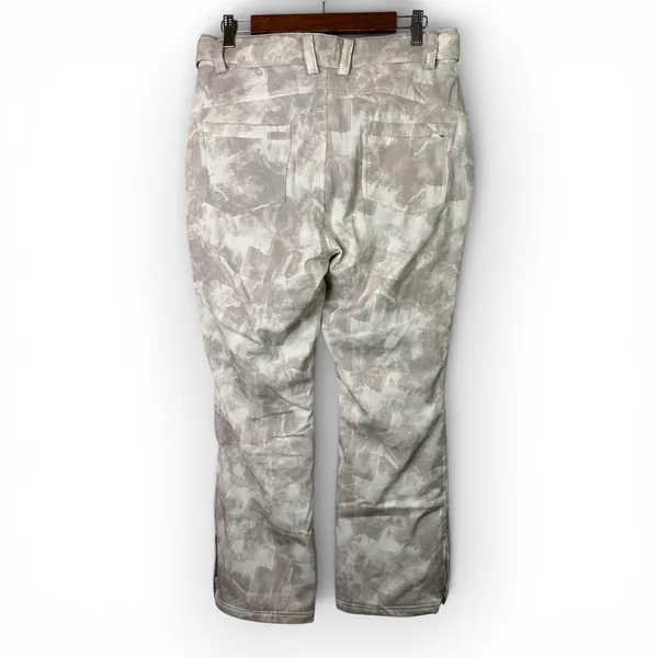 Gerry Womens Medium Abstract Print Fleece Lined Snow Snowboarding Pants Gray - Image 2