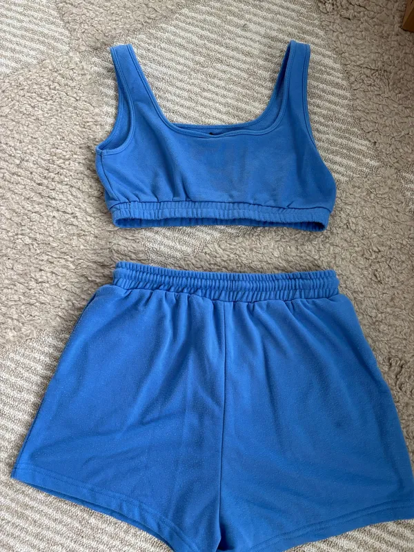 Blue Shorts Lounge Set - Image 4