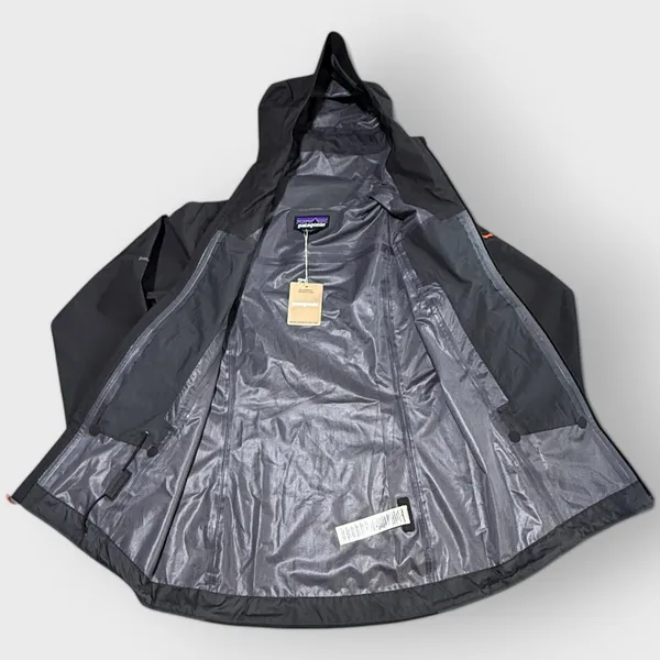 Patagonia Boulder Fork Rain Jacket Size XS Womens Forge Grey Full Zip - Image 6