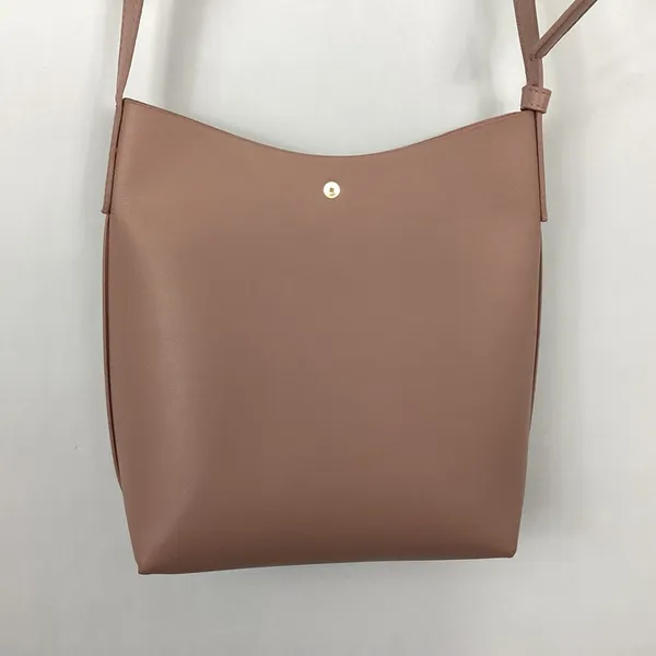 Anthropologie Samara Vegan Leather Crossbody Bag Peony Pink - Image 6