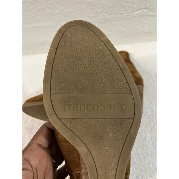 Franco Sarto Women's Suede Pleated Booties 8.5M - Image 9