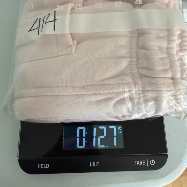 Pink Wide Leg Sweatpants Drawstring Joggers Fleece Medium Loungewear‎ Baggy - Image 10