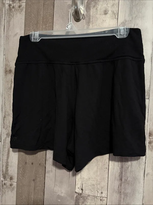 Athleta Breathe Shortie Black Soft Shorts Size medium - Image 2
