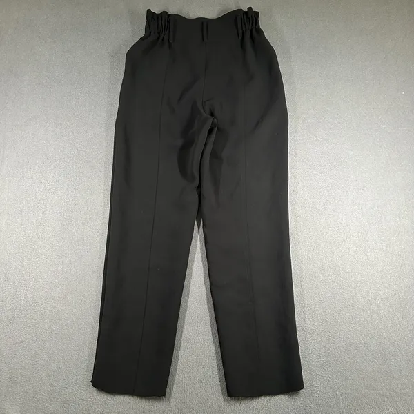 Wilfred‎ Pants Womens 0 Black Paperbag Waist Crepe Crop Elastic Waist Pockets - Image 15