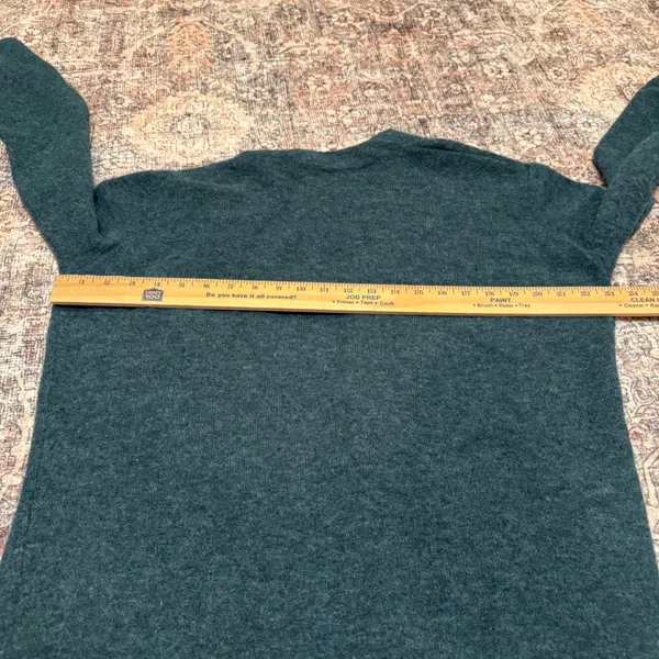 Samsøe Samsøe Nor Cardigan Sea‎ Moss Mel XXS Oversized Knit Alpaca Merino Wool - Image 11