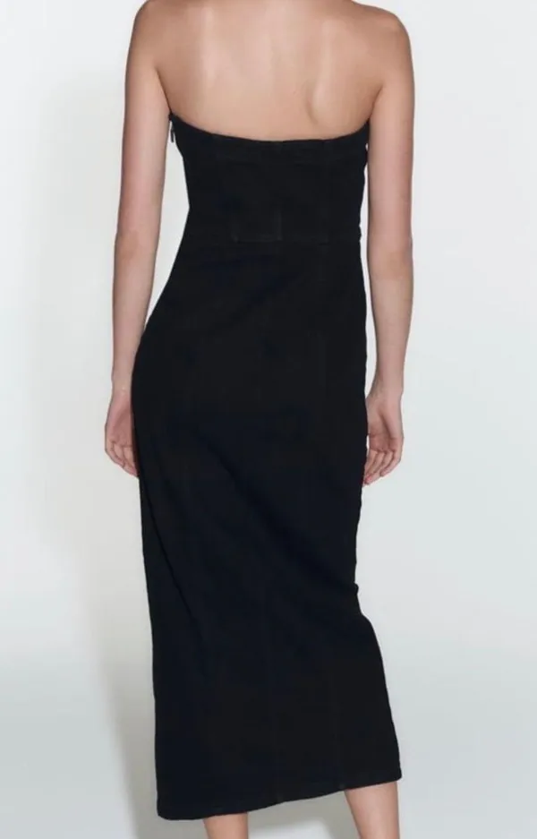 Zara ZW Denim Buster Dress - Image 5