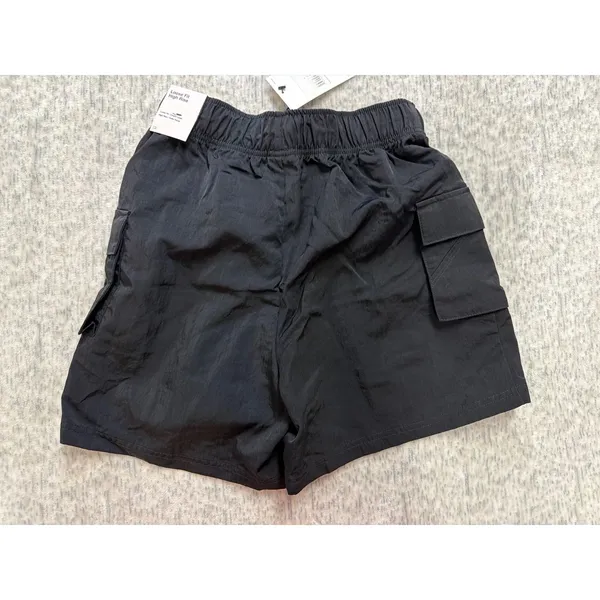 Nike Womens Sportswear Essential High Rise Cargo‎ Shorts Black DM6247-010 XS - Image 5