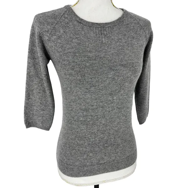 PURE Collection Cashmere Pullover 3/4‎ Sleeve Sweater - Image 4