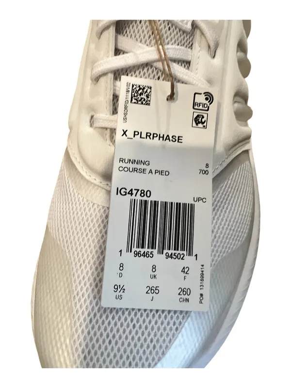 Adidas X_PLRPHASE Sneakers Cloud White Zero Metallic Women’s 9.5 IG4780 NWT - Image 5