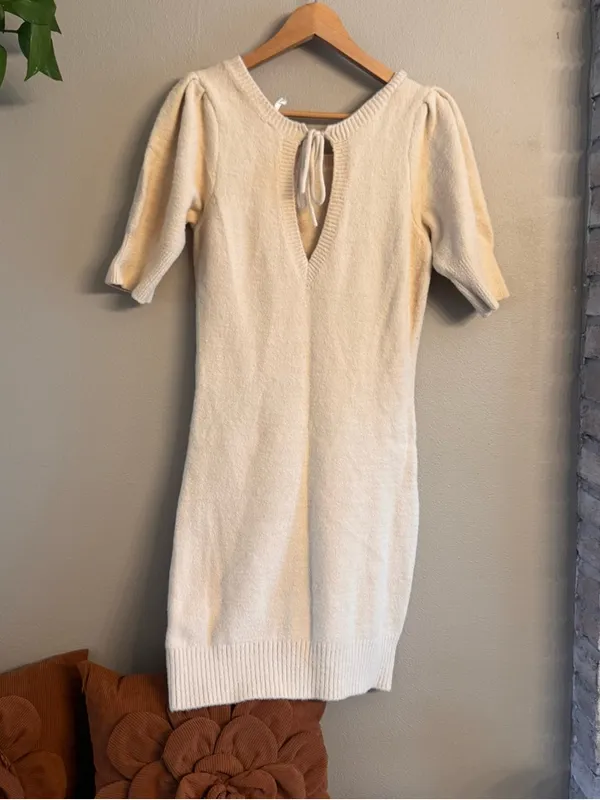 ANTHRO‎ | DAILY PRACTICE Knit Short-Sleeve Mini Dress - Image 3