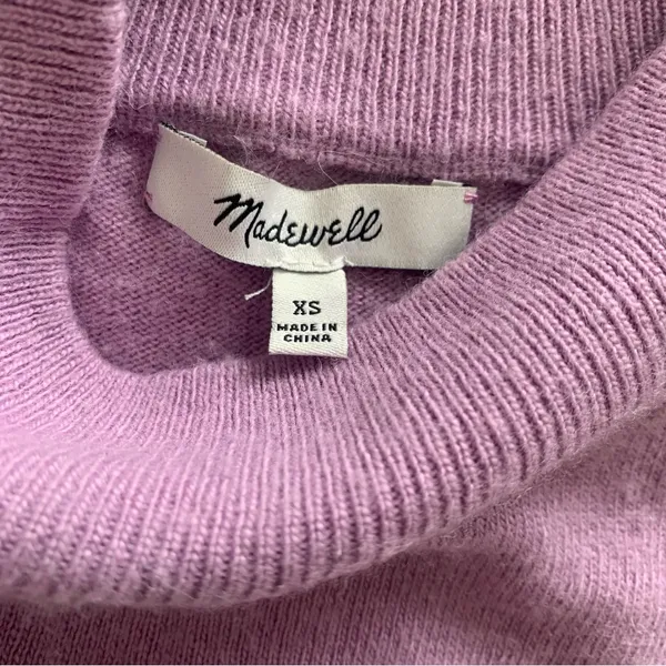 Madewell mock neck long‎ sleeves relaxed soft, size XS Ashbury Mockneck - Image 6
