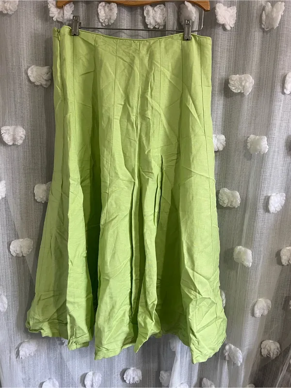 Appraisal Lime Green Women's Midi Skirt - Image 2