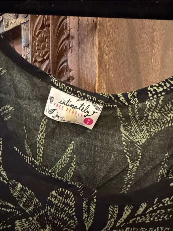 Free People Voile Lace Inset Trapeze slip NWT - Image 2